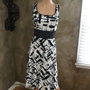 Evan-Picone geometric design summer dress
